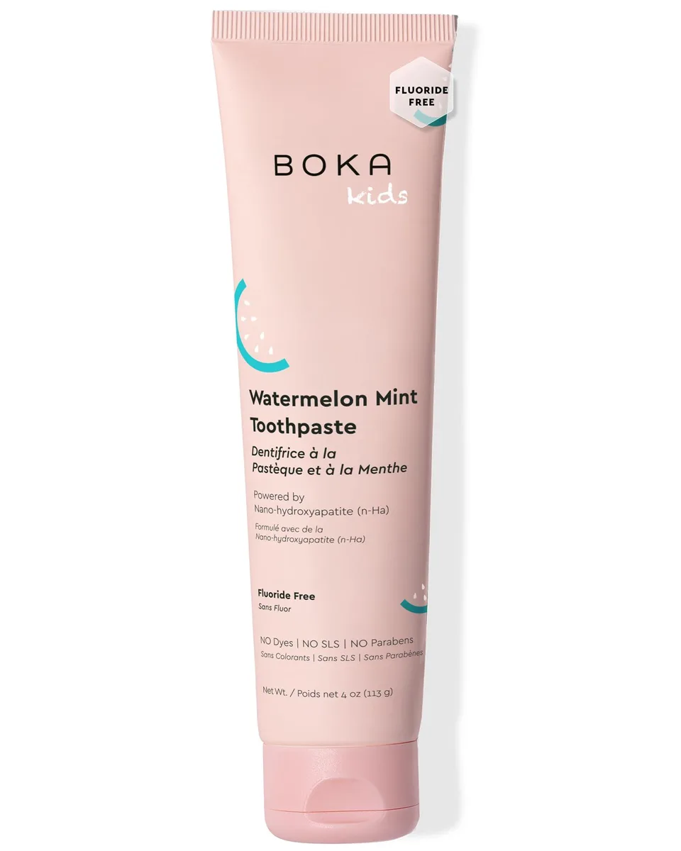 White rectangular tube with flip cap, 7.0 by 2.1 by 1.5 inches, Watermelon Mint label