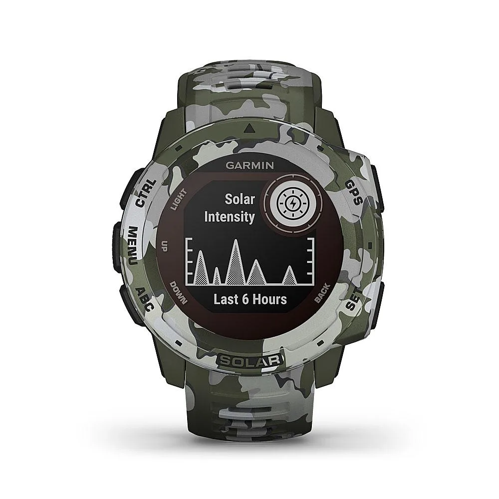 Garmin Garmin Instinct Solar Camo 45mm smart watch — product photo
