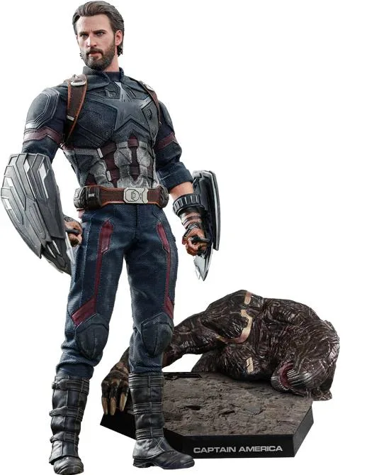 Hot Toys Hot Toys MMS481 Captain America Movie Promo Edition Deluxe Version Action Figure — product photo