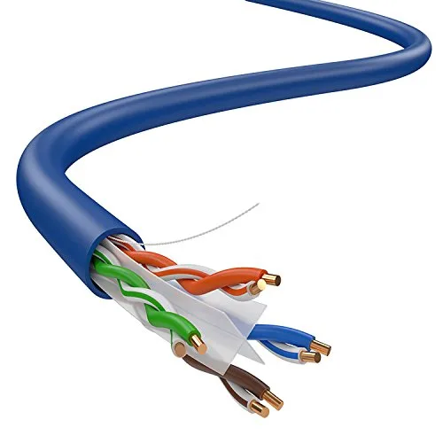 DRIPSTONE DRIPSTONE 600003 Cat6 Solid UTP 23AWG 1000ft Blue network ethernet cable — product photo