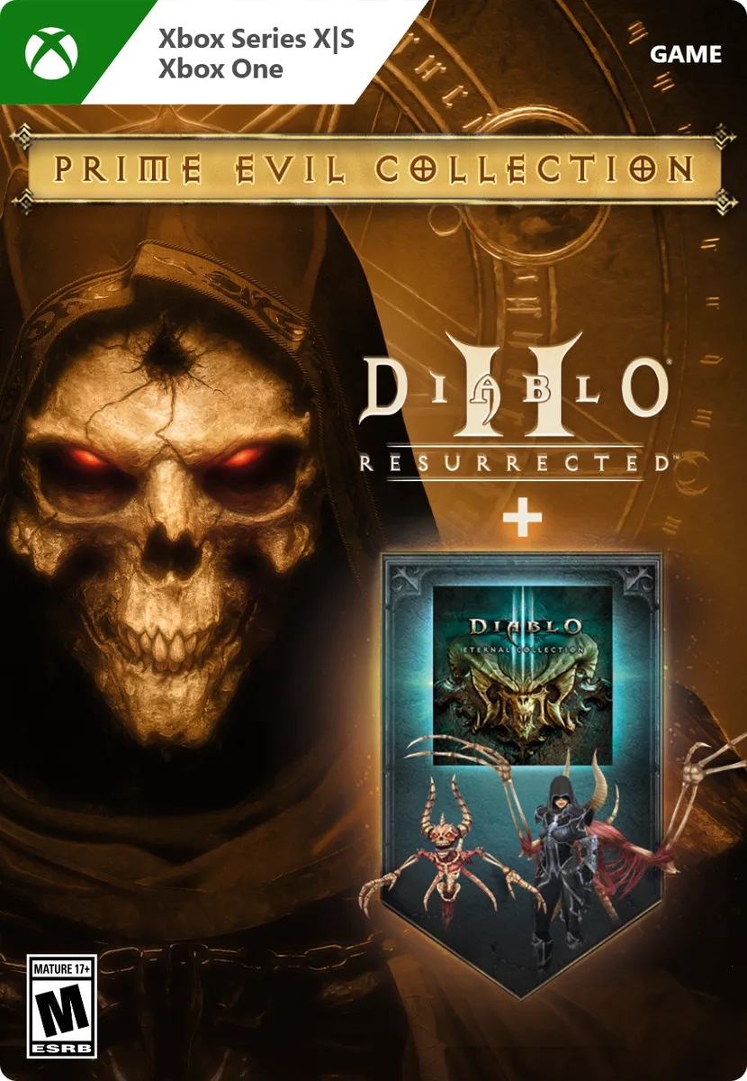 Blizzard Blizzard G7Q-00245 Diablo II Resurrected Prime Evil Collection downloadable game — product photo