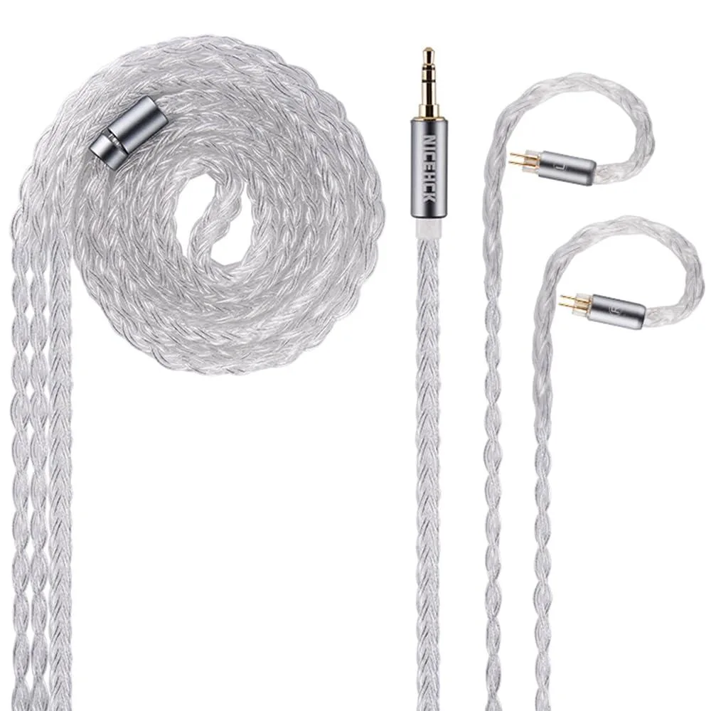 LORDWORLD LORDWORLD IcyMoon 16-Strand 3.5mm to 0.78mm 2Pin IEM Cable — product photo