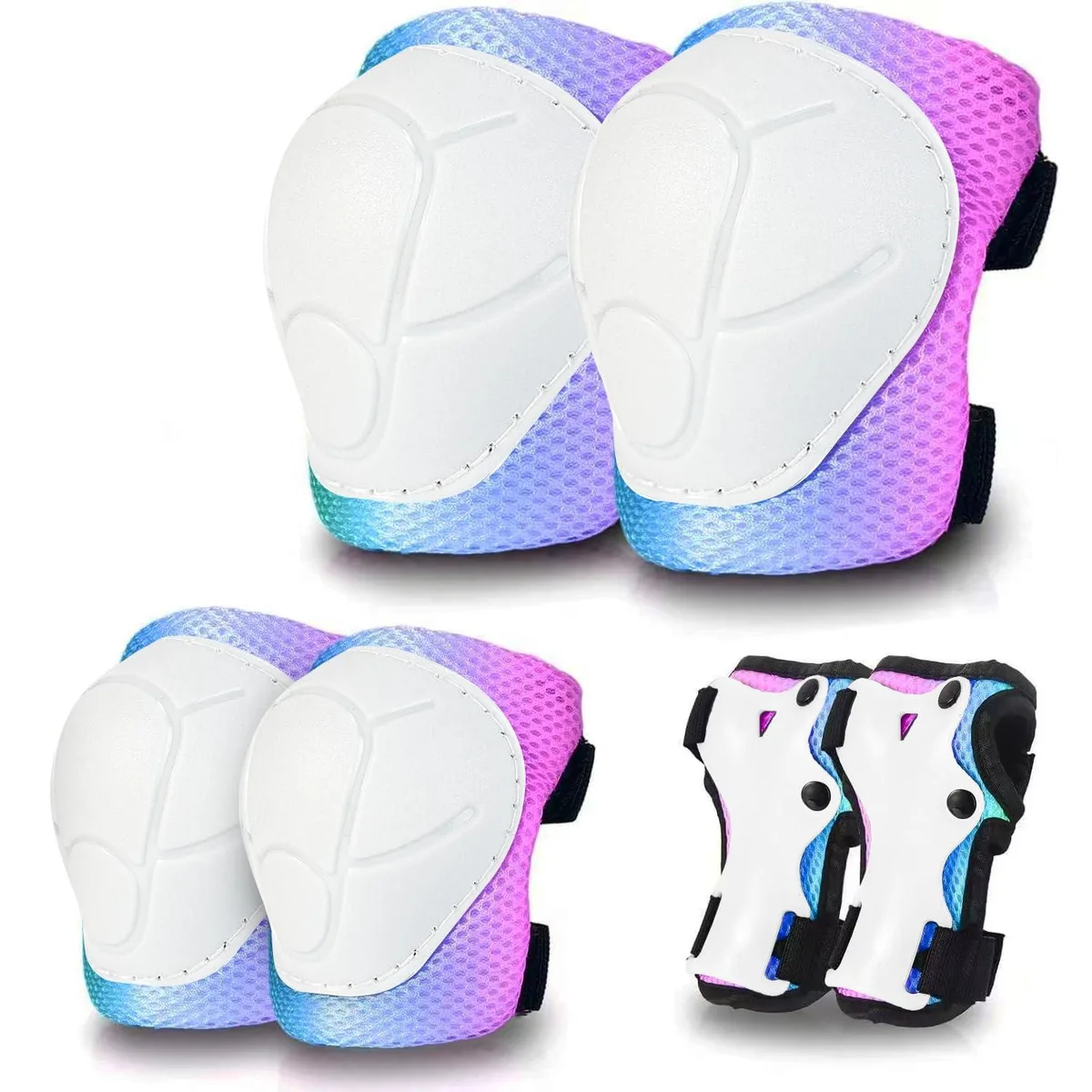  JeeFree Skateboard Protective Gear Set Medium Blue — product photo