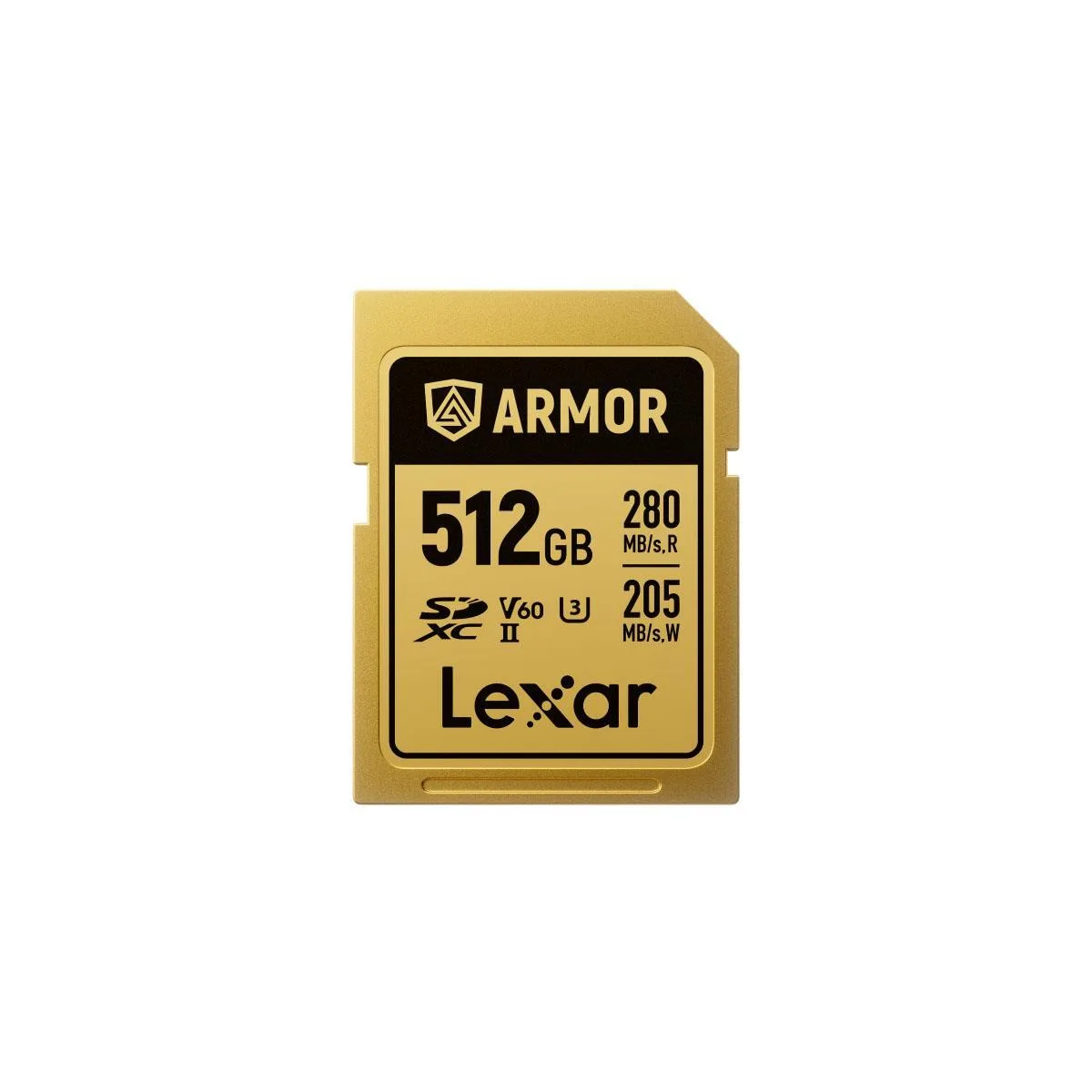 Lexar Lexar ARMOR GOLD 512GB UHS-II V60 SDXC memory card — product photo