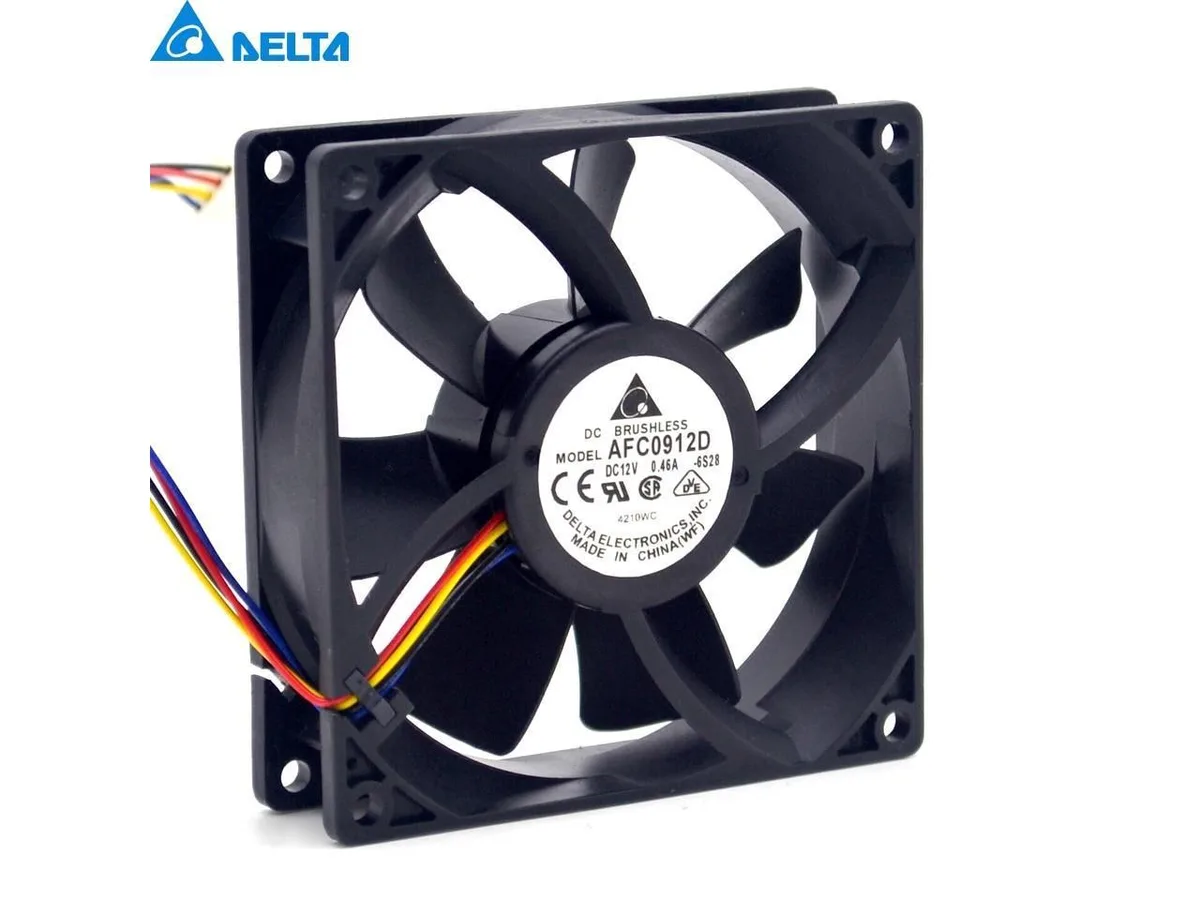 Fans Fans 9225 DC12V 0.46A 4-wire 92x92x25mm case fan — product photo