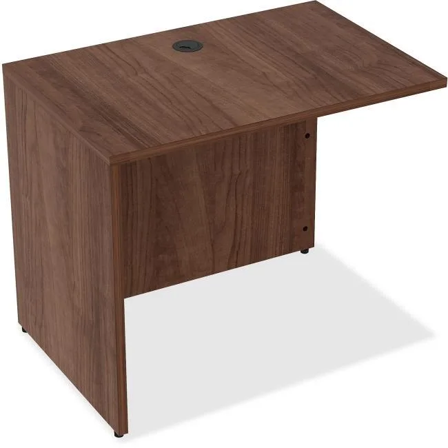 Lorell Lorell LLR34400 Laminate Return 35x24x29 Walnut office furniture — product photo