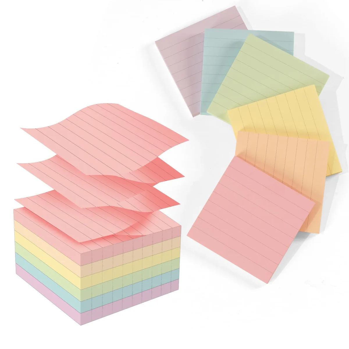  ZYTIN ZYTIN0722 Sticky Notes 12 pads 600 sheets 3x3 inch — product photo