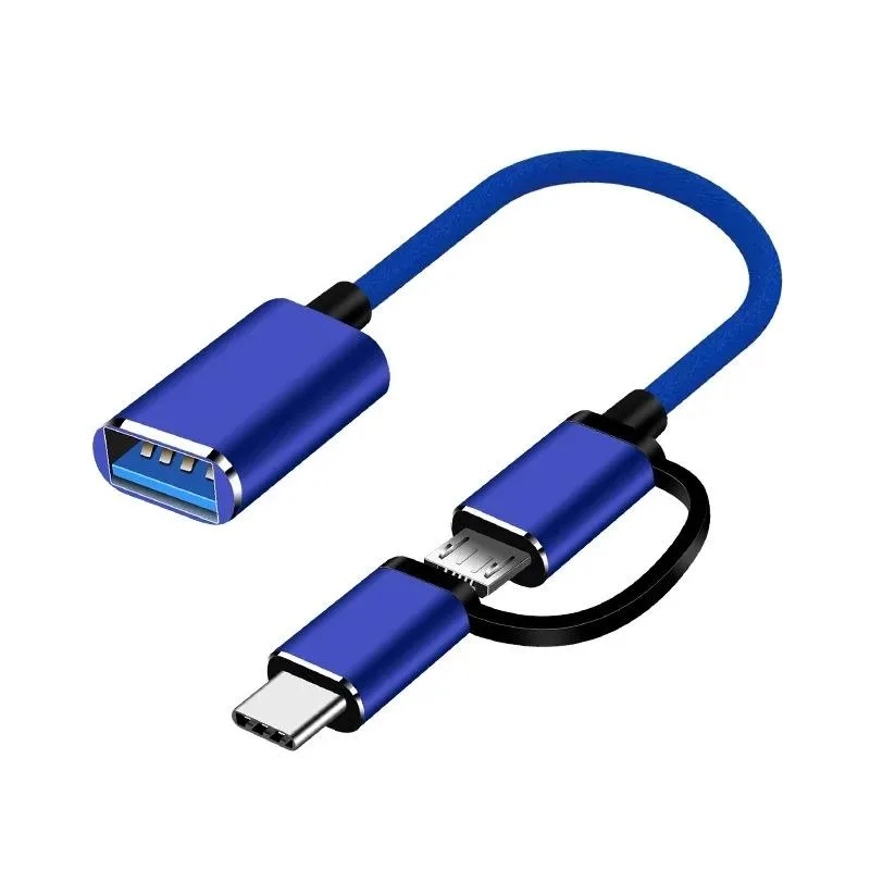 Defendwe Defendwe USB 3.1 OTG Adapter Cable Type-C Micro USB 480 Mbps — product photo