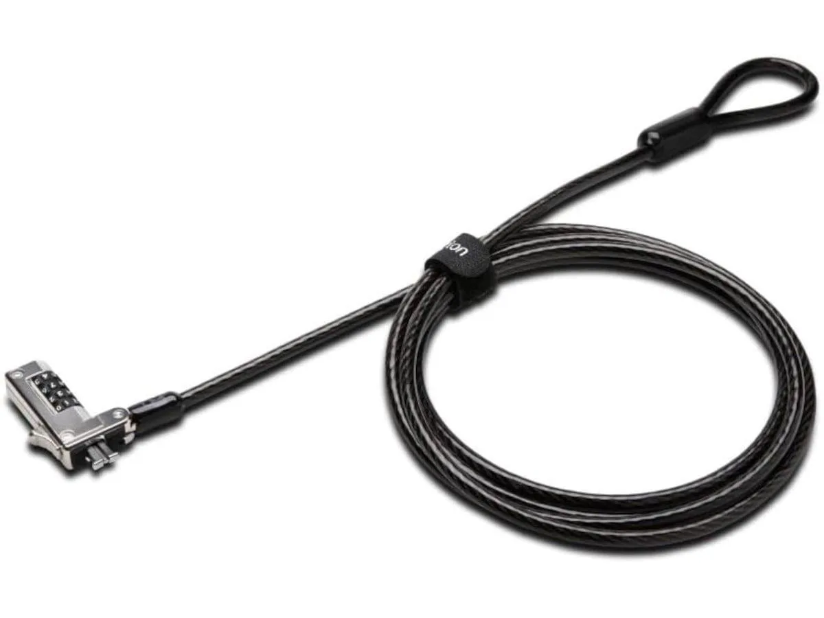 Monoprice Inc. Monoprice Inc. Kensington F Slim Combination Laptop Lock 6 ft Carbon — product photo