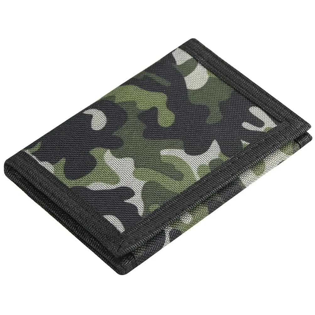  Viator Gear Lmw02 Wallet Small Black Canvas Nylon Tri-fold RFID Blocking — product photo