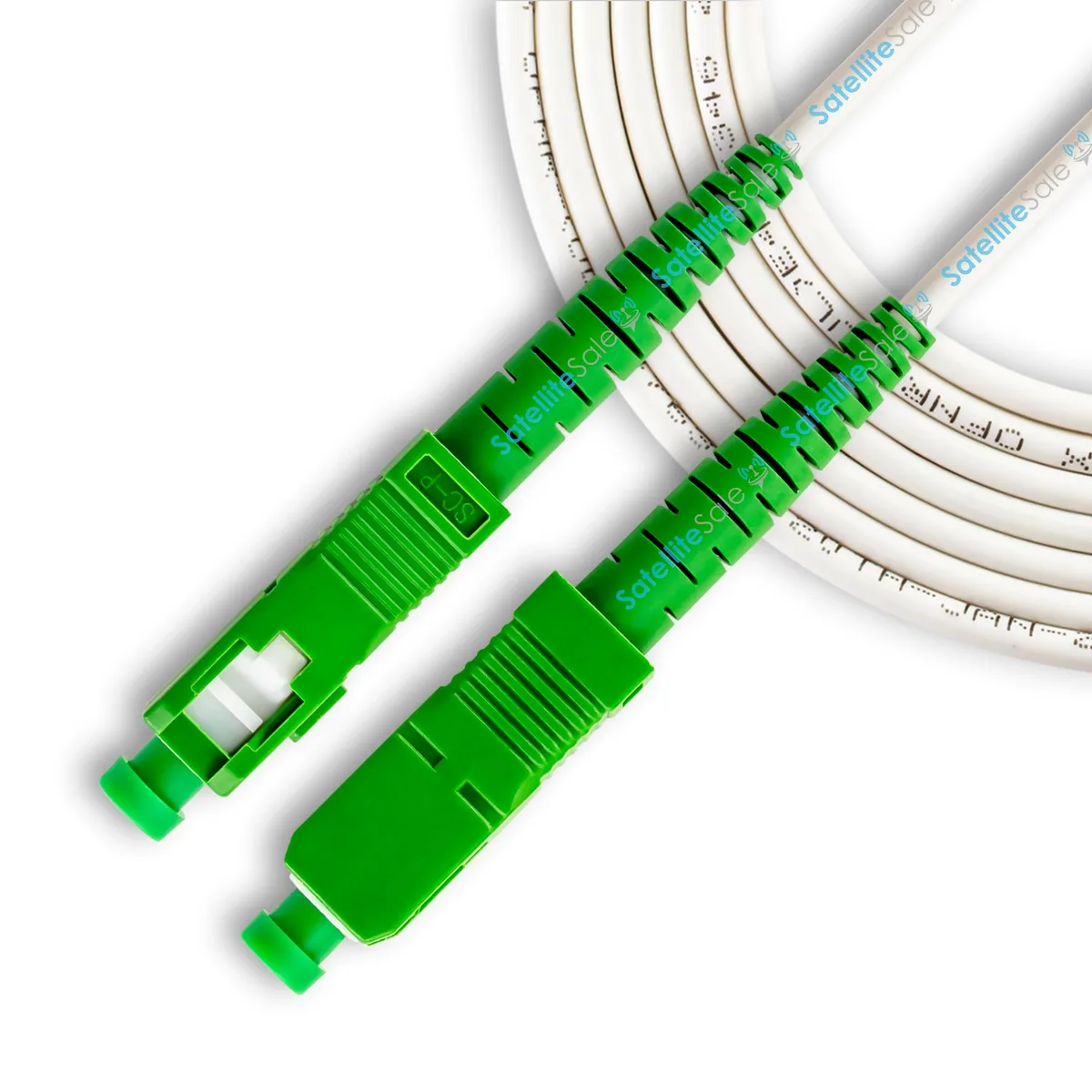 SatelliteSale SatelliteSale Digital SCP/AC OFNR Patch Cable Simplex SC 2.9mm White 6ft — product photo