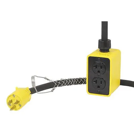 Kh Industries Kh Industries PP4DD-520-B12K-520 Pendant Drop Outlet Box 50ft Black 12AWG Round — product photo