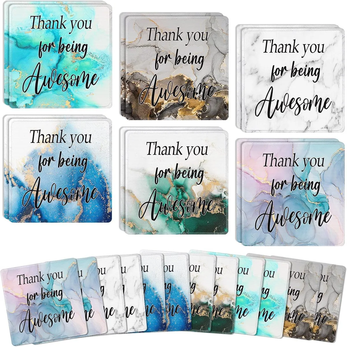 Brainwavz Brainwavz 12 Pcs Marble Mouse Pad 7.87in — product photo