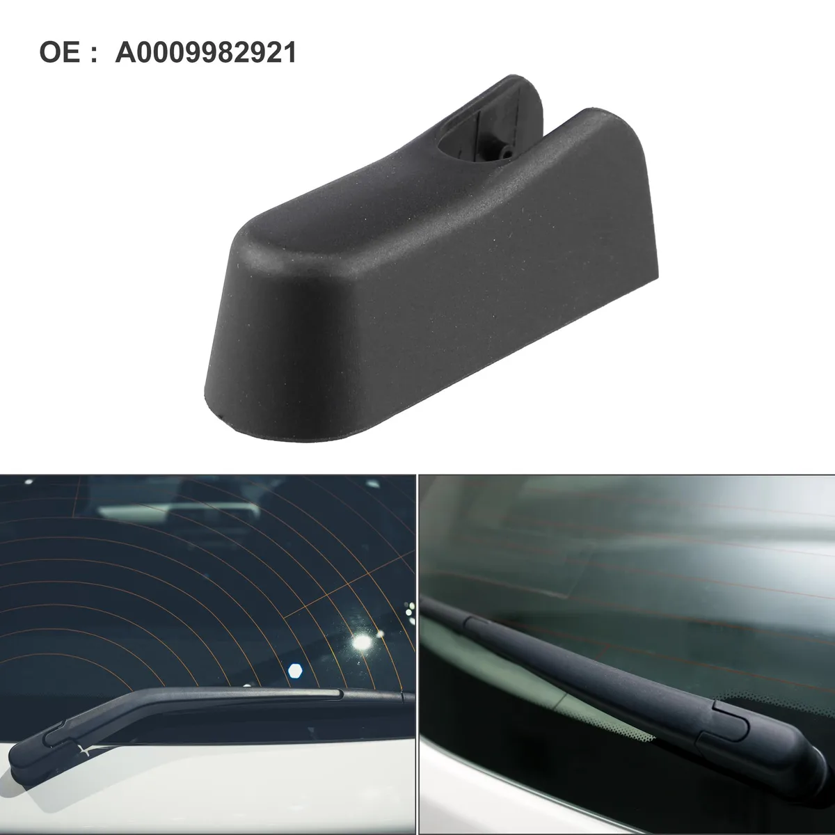 Unique-Bargains Unique-Bargains Rear Wiper Arm Nut Cover Cap for Mercedes-Benz W164 W166 X164 X166 R251 Black — product photo
