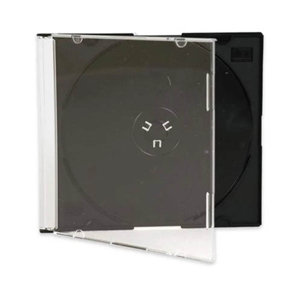 SMARTBUY SMARTBUY Slim 5.2mm Jewel Case Clear Black Tray 50 Pack — product photo