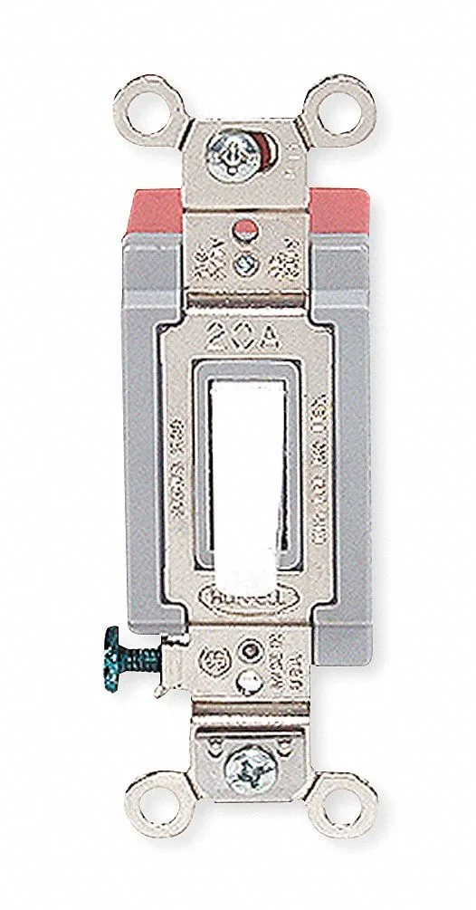 Hubbell Incorporated Hubbell Incorporated HBL1224W 4-Way Toggle Switch 20A 120/277V White — product photo