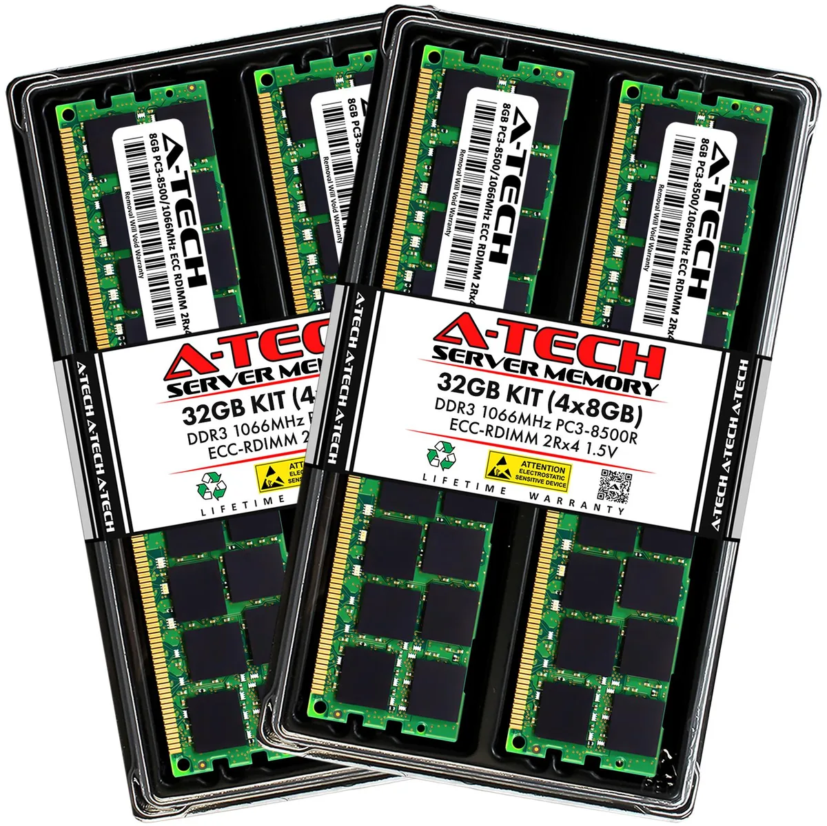 A-Tech A-Tech 32GB (4x8GB) DDR3 1066 ECC RDIMM Mac Pro/Xserve memory upgrade — product photo