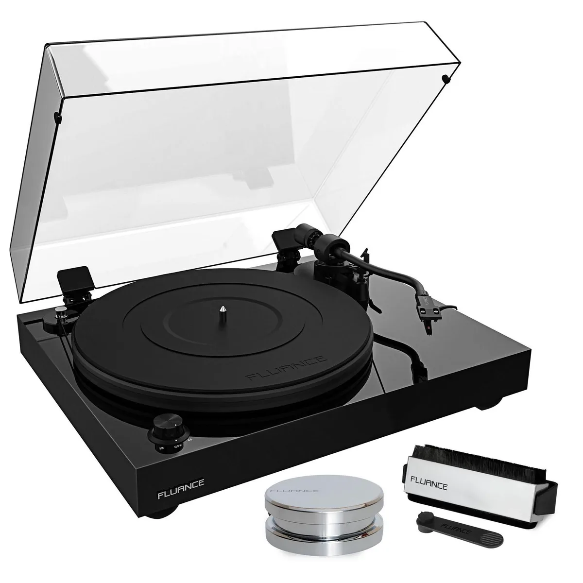 Fluance Fluance RT82 Turntable with Ortofon OM 10 Cartridge and Accessory Kit — product photo