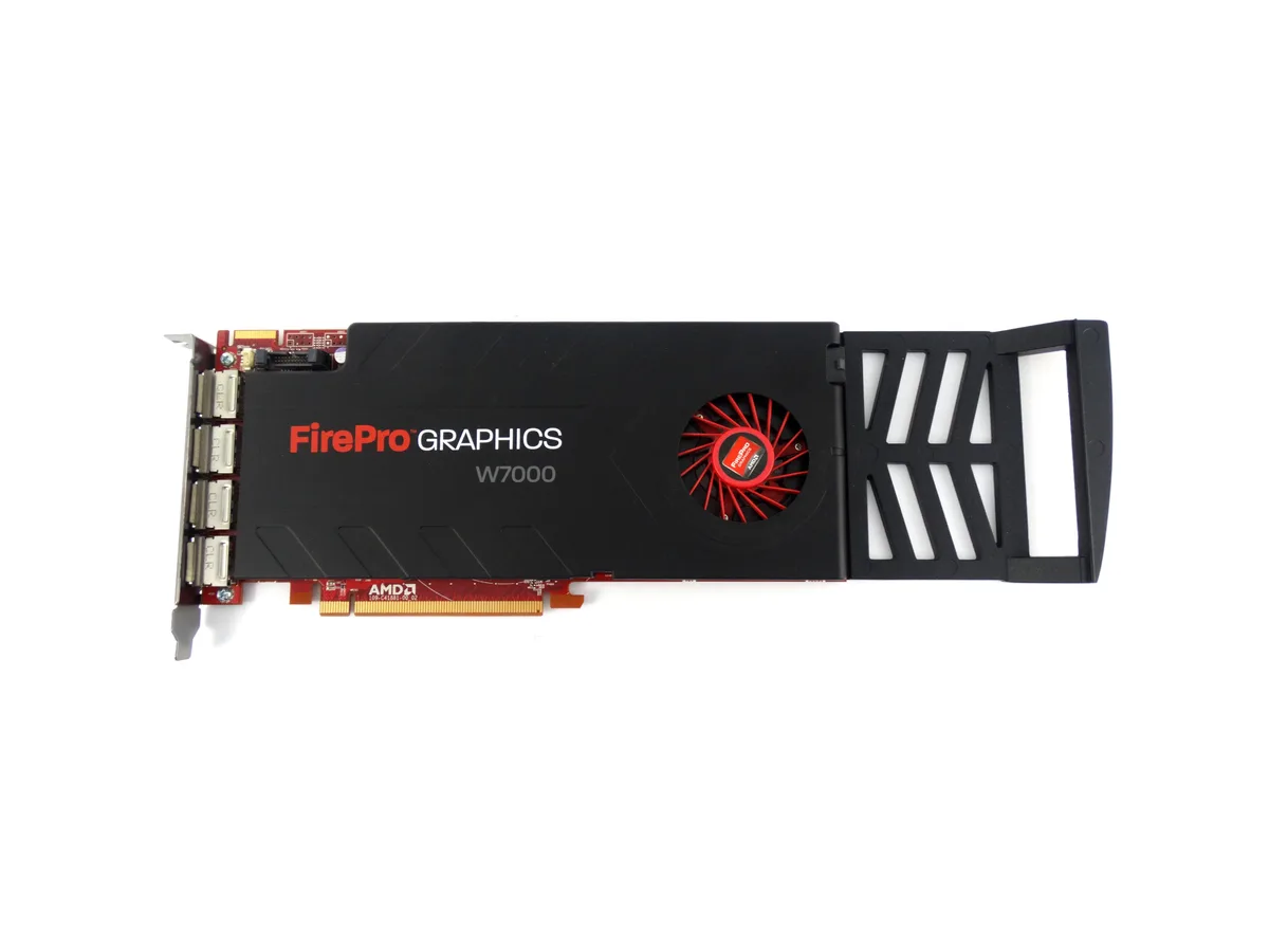 AMD AMD FirePro W7000 graphics card 4GB GDDR5 256-bit 4x DisplayPort — product photo