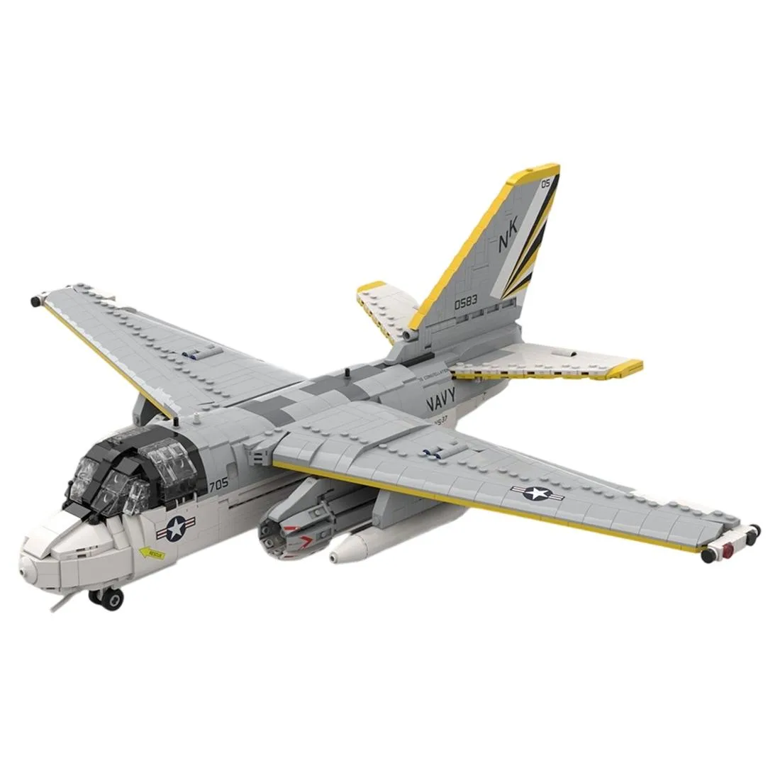 ZITIANYOUBUILD ZITIANYOUBUILD MOC-150877 1/35 S-3 Viking Building Blocks 2092PCS — product photo