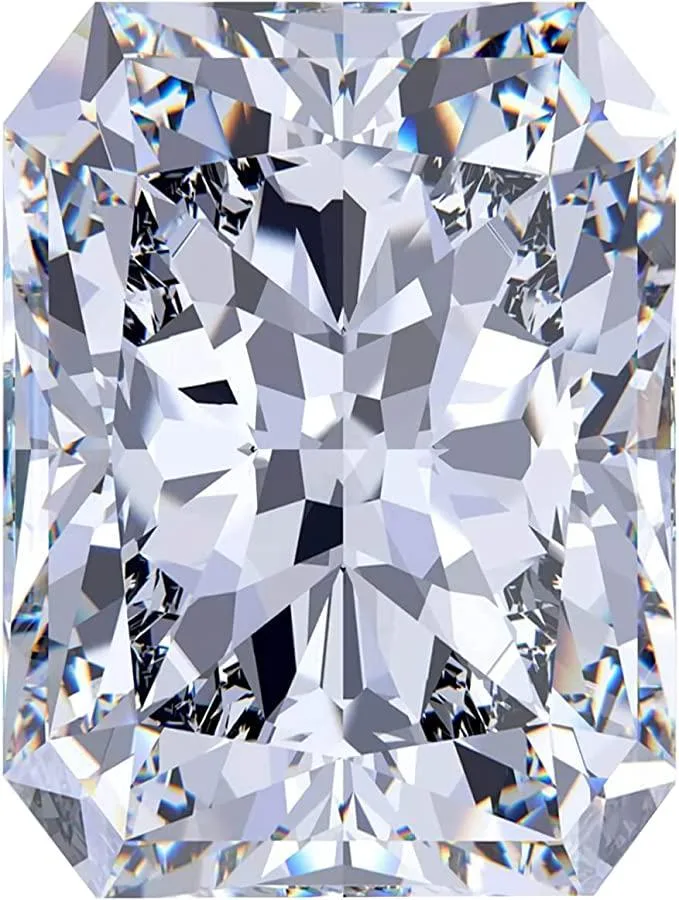 FuigeBach FuigeBach Moissanite Engagement Ring White Gold 10K 417 D VVS1 1.00ct Size 4 — product photo