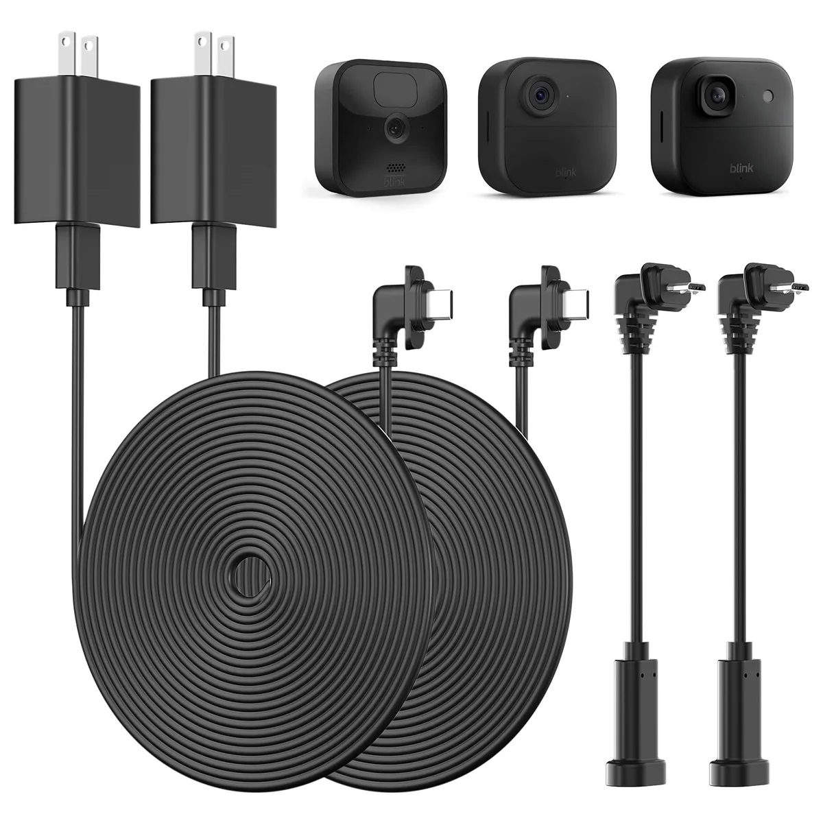  Vamtyk VTK-5-2 power extension cord 16.4 ft 2-pack — product photo