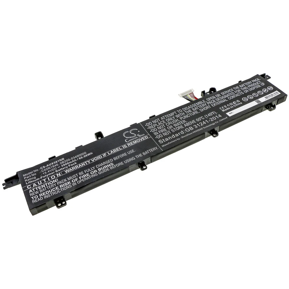 Cameron &amp; Co Cameron &amp; Co DS-CS-AUX581NB laptop battery 3.9 Ah — product photo