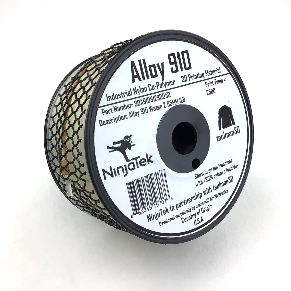 Taulman 3D Taulman 3D Alloy 910 Filament 2.85mm 1lb Water Natural 3d printers accessory — product photo