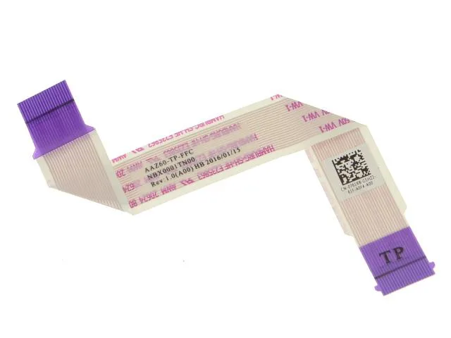 Flat beige ribbon cable with printed part number 761R8