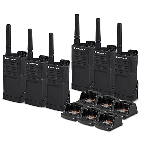 Motorola Motorola RMM2050 Two-Way Radio 6 Pack Bundle — product photo