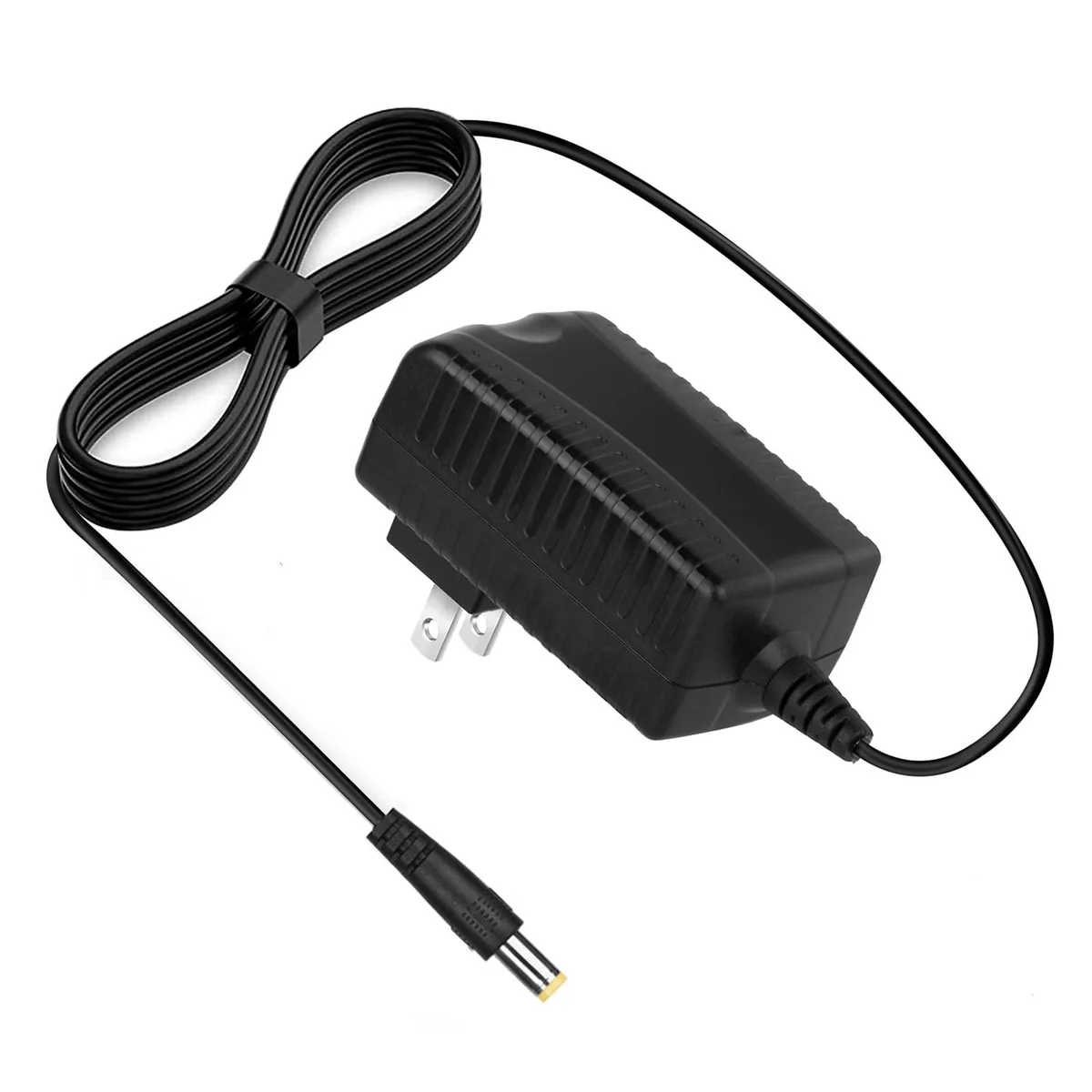 Black Dell 24V 1A power adapter with barrel connectors and 6.5FT cable