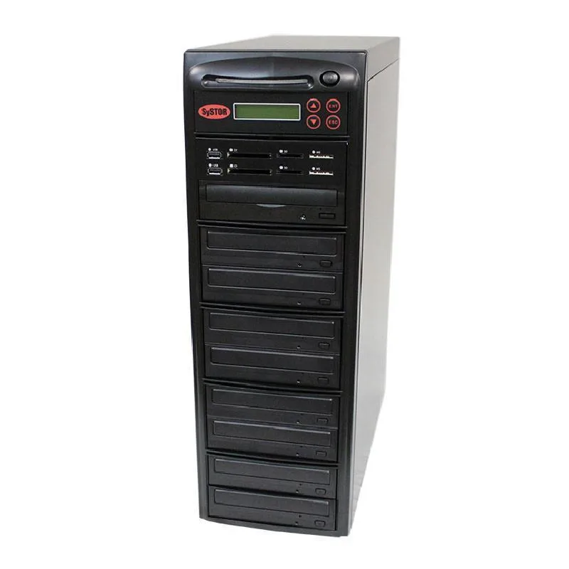 Systor Systor PMBC-P-BD-08 Blu-ray BDXL Multi Media Center PLUS 1-to-8 duplicator — product photo