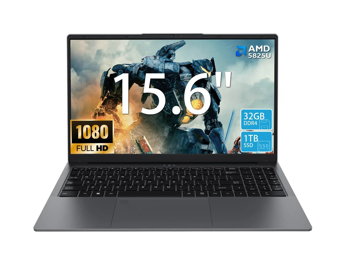 KurieTim KurieTim Ryzen 7 5825U 32GB 1TB 15.6" FHD laptop — product photo