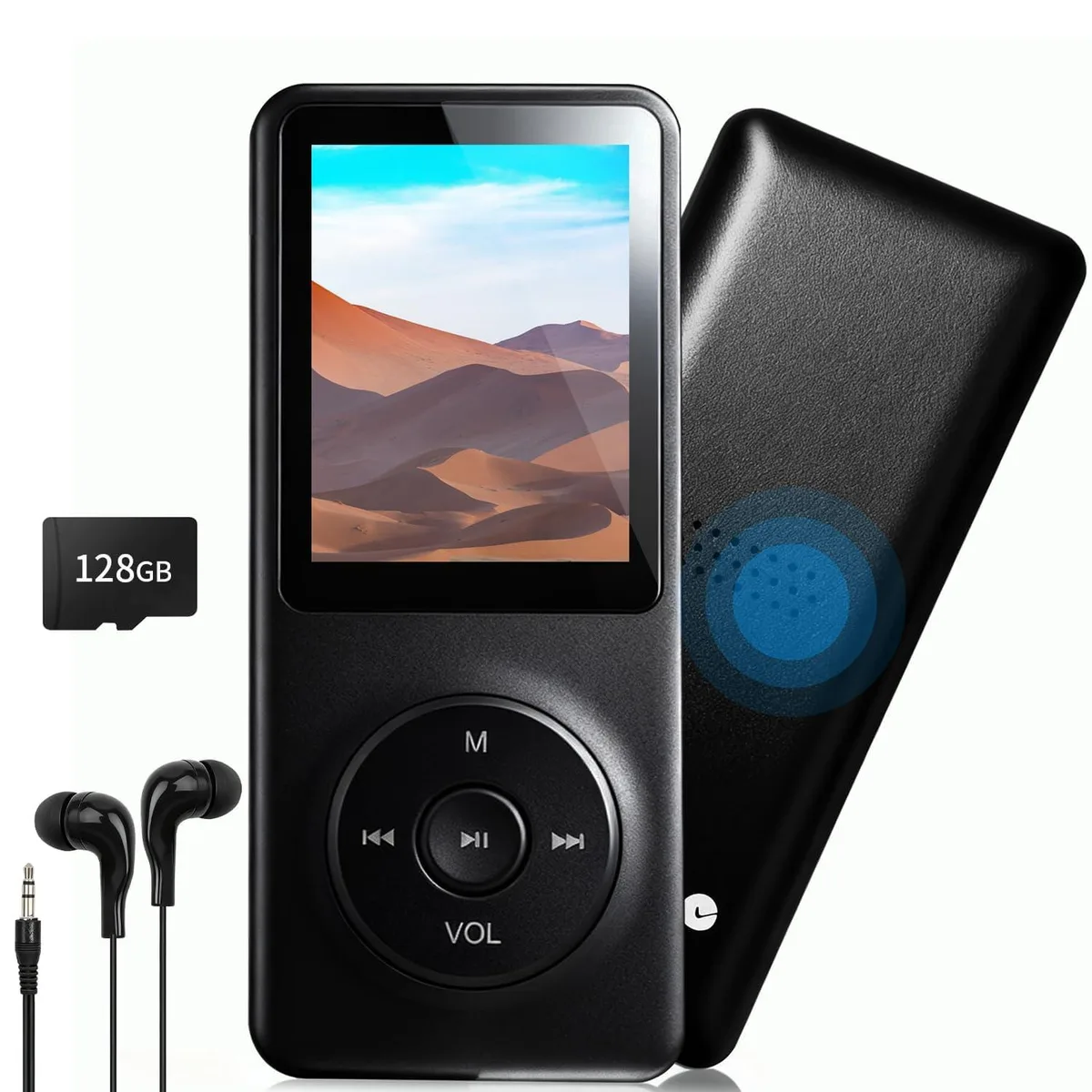 Hunmkno MP3 128GB Bluetooth 5.2 MP3 Player — product photo