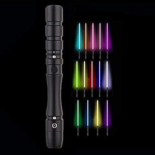 Black metal hilt with removable illuminated blade, USB rechargeable