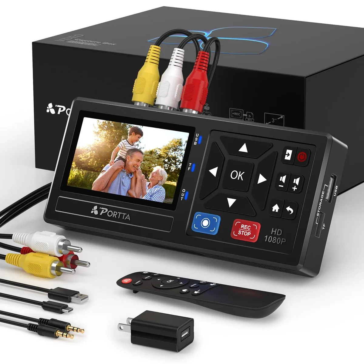  Mediasonic VD10 audio video converter 1080P 30Hz 3.0" LCD — product photo