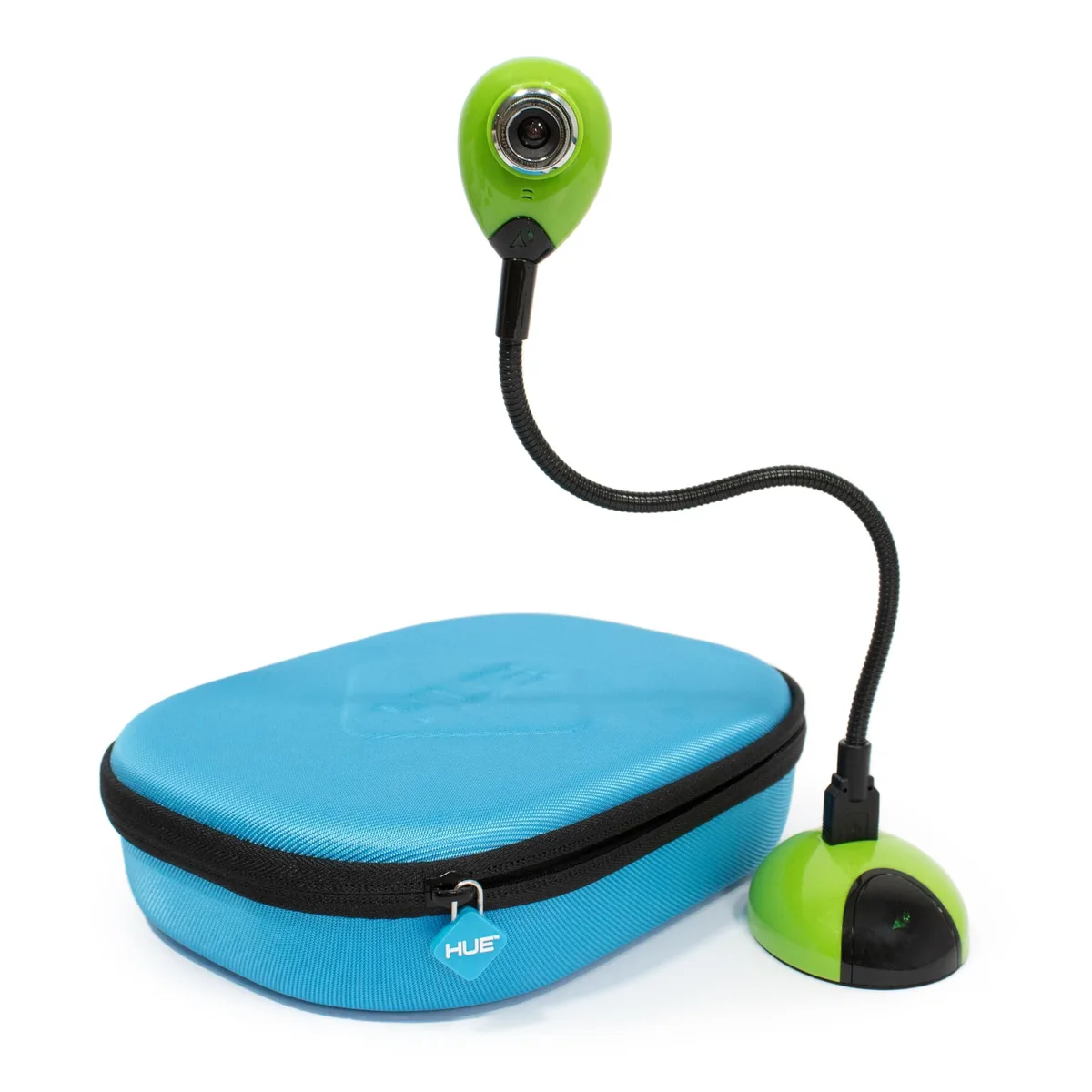 HUE HUE HD USB Camera Green with Carry Case 2 in 1 accessory — product photo