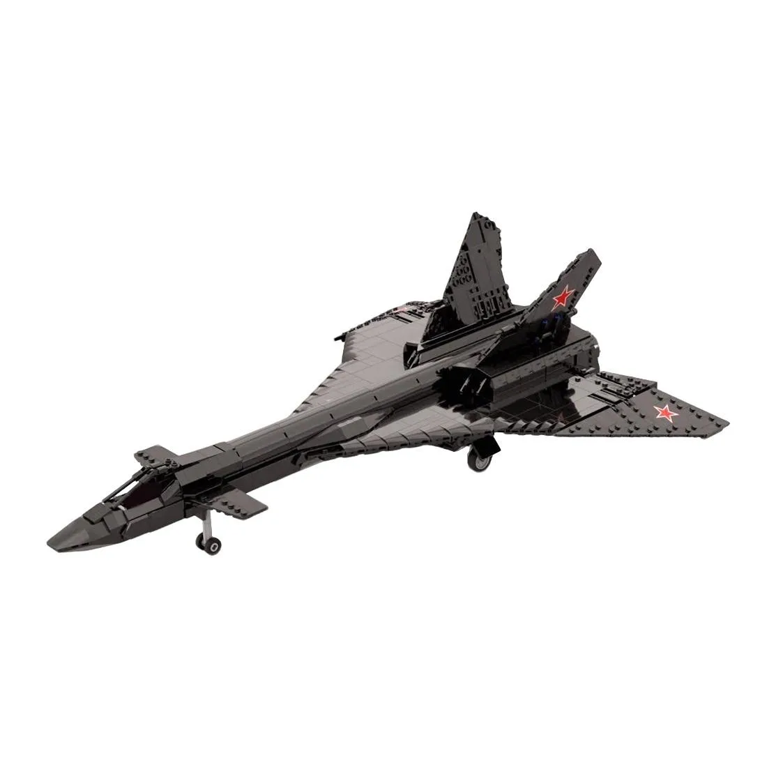 ZITIANYOUBUILD ZITIANYOUBUILD MOC-232309 1/35 Scale MiG-31 Firefox Building Blocks 1810PCS — product photo