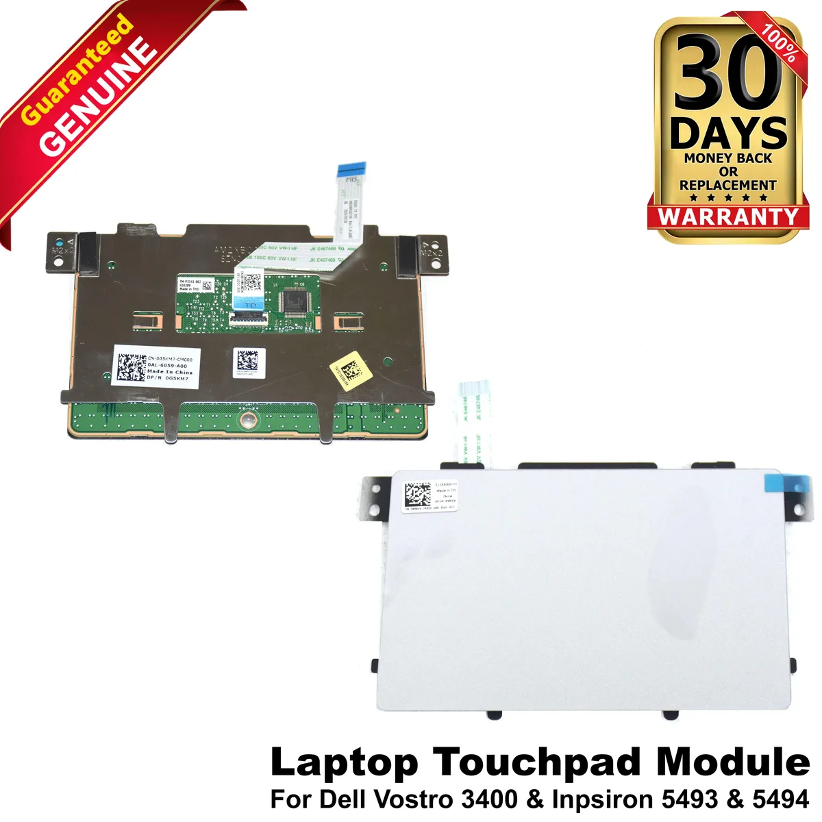 DELL DELL Vostro 3400 Inspiron 5493 5494 Touchpad Sensor Module Kit G5KM7 Dune laptop replacement part — product photo