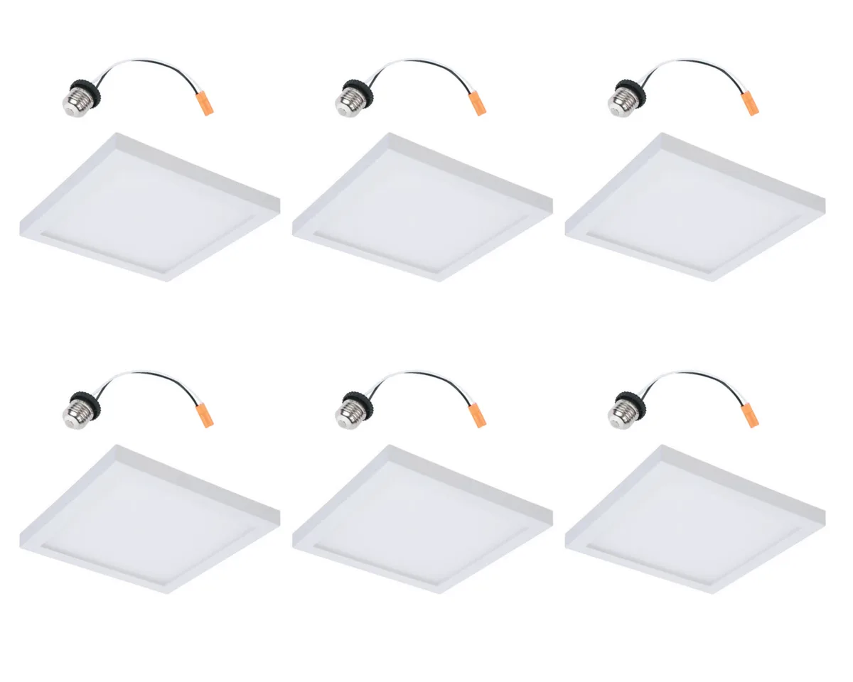 Cooper Lighting Cooper Lighting Halo SMD 4" Square Surface Mount 3000K 90CRI White 6pk — product photo