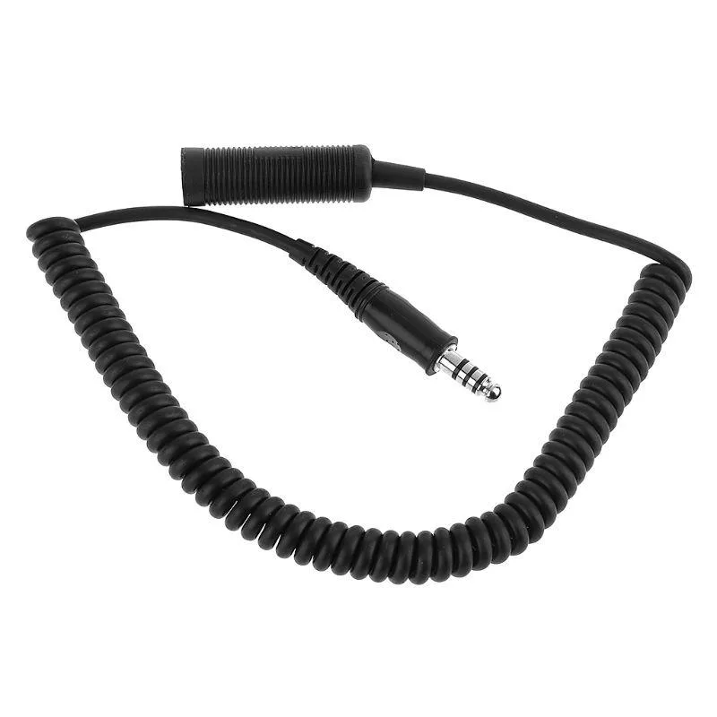 Yoetaun Yoetaun Tactical Headset Adapter Cable U-92A/U to U-174/U 65cm Black — product photo