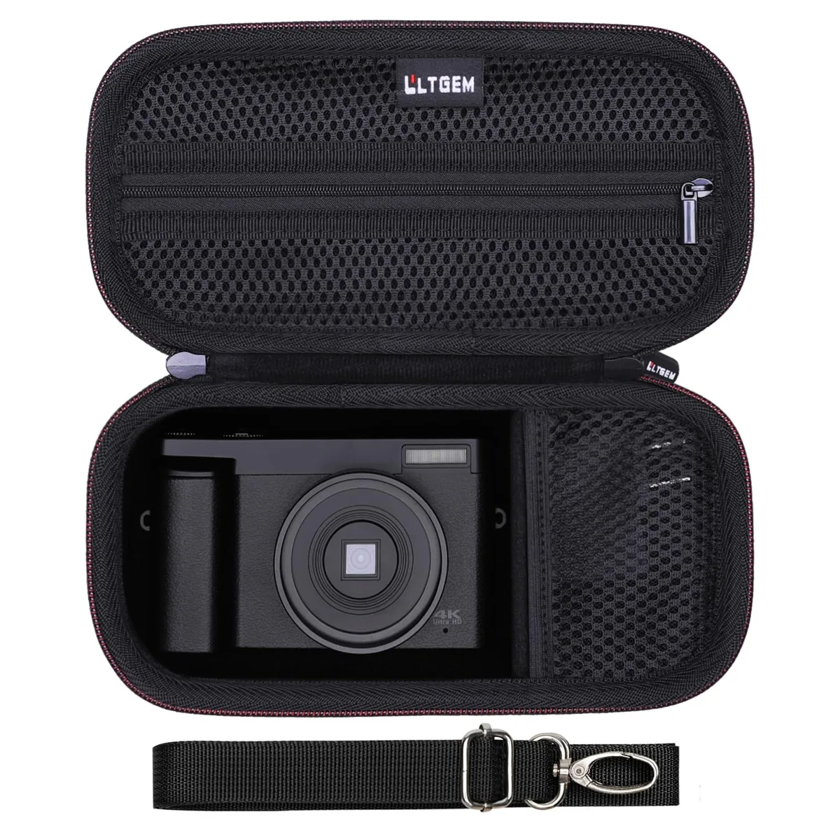  L LTGEM CS1587 Camera Case Black 8.9x4.4x3.4 in — product photo