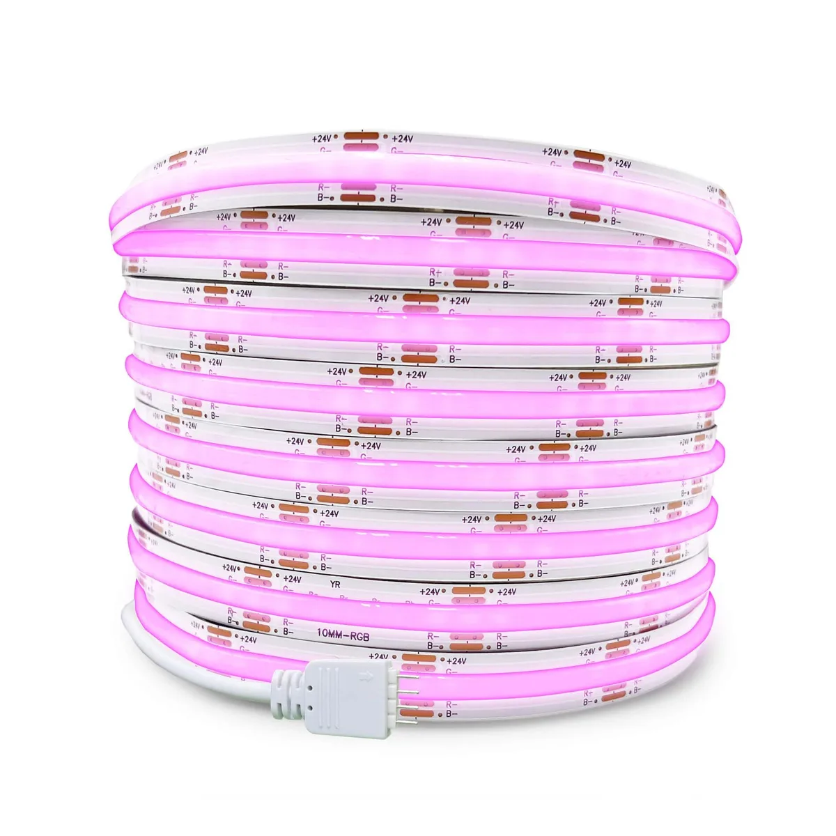  GIDEALED ZC05M 24V COB RGB LED Strip Light 32.8ft 6720 LEDs 72W light kit — product photo
