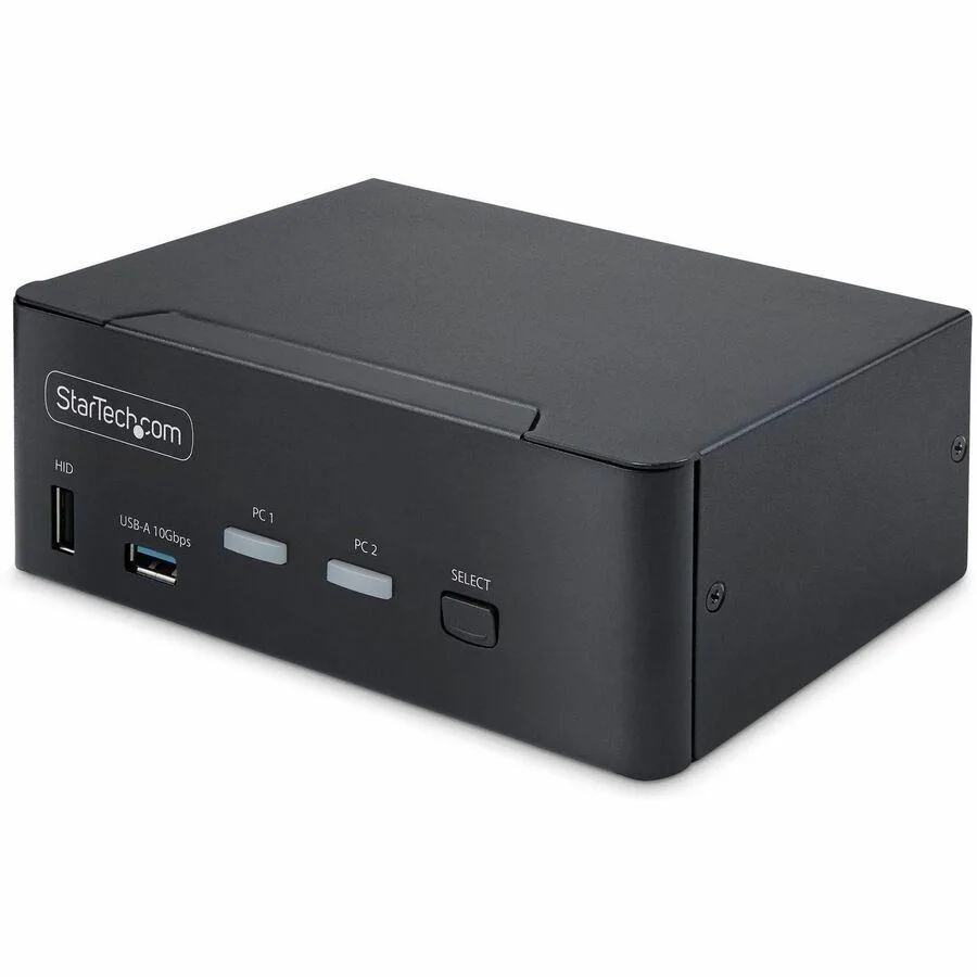 STARTECH STARTECH P2CDD143KVMSWITCH KVM Switch 2-Port Dual-Monitor DisplayPort 1.4 8K 60Hz 4K 144Hz — product photo