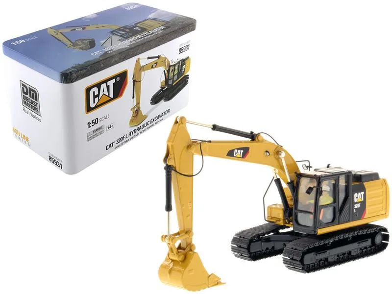 DieCast Masters DieCast Masters CAT 320F L Hydraulic Excavator 1/50 vehicle High Line Series — product photo