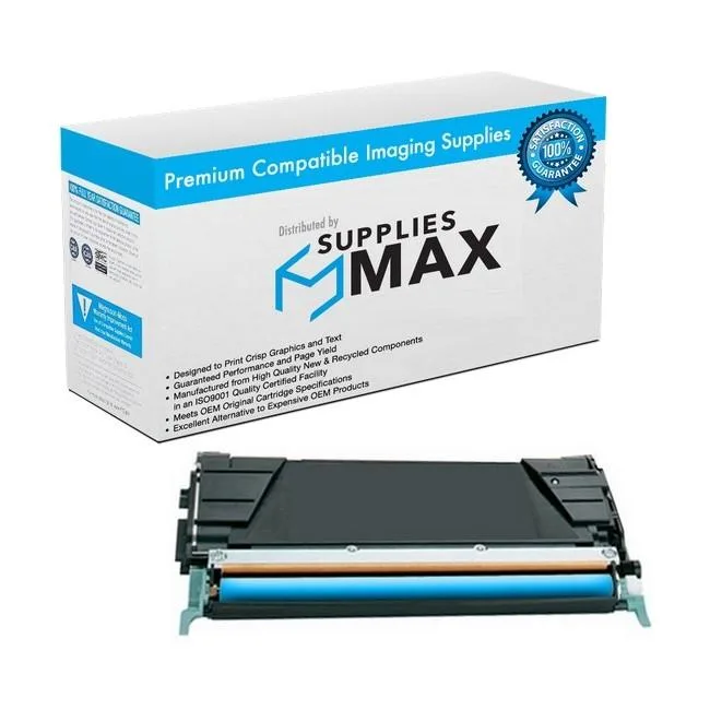 SuppliesMax SuppliesMax Lexmark C736H2CG Cyan High Yield Toner Cartridge 10000 Pages — product photo