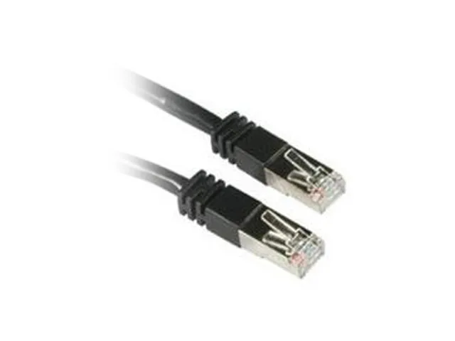 Cables To Go Cables To Go 28711 Cat5e network ethernet cable 100 ft shielded black — product photo
