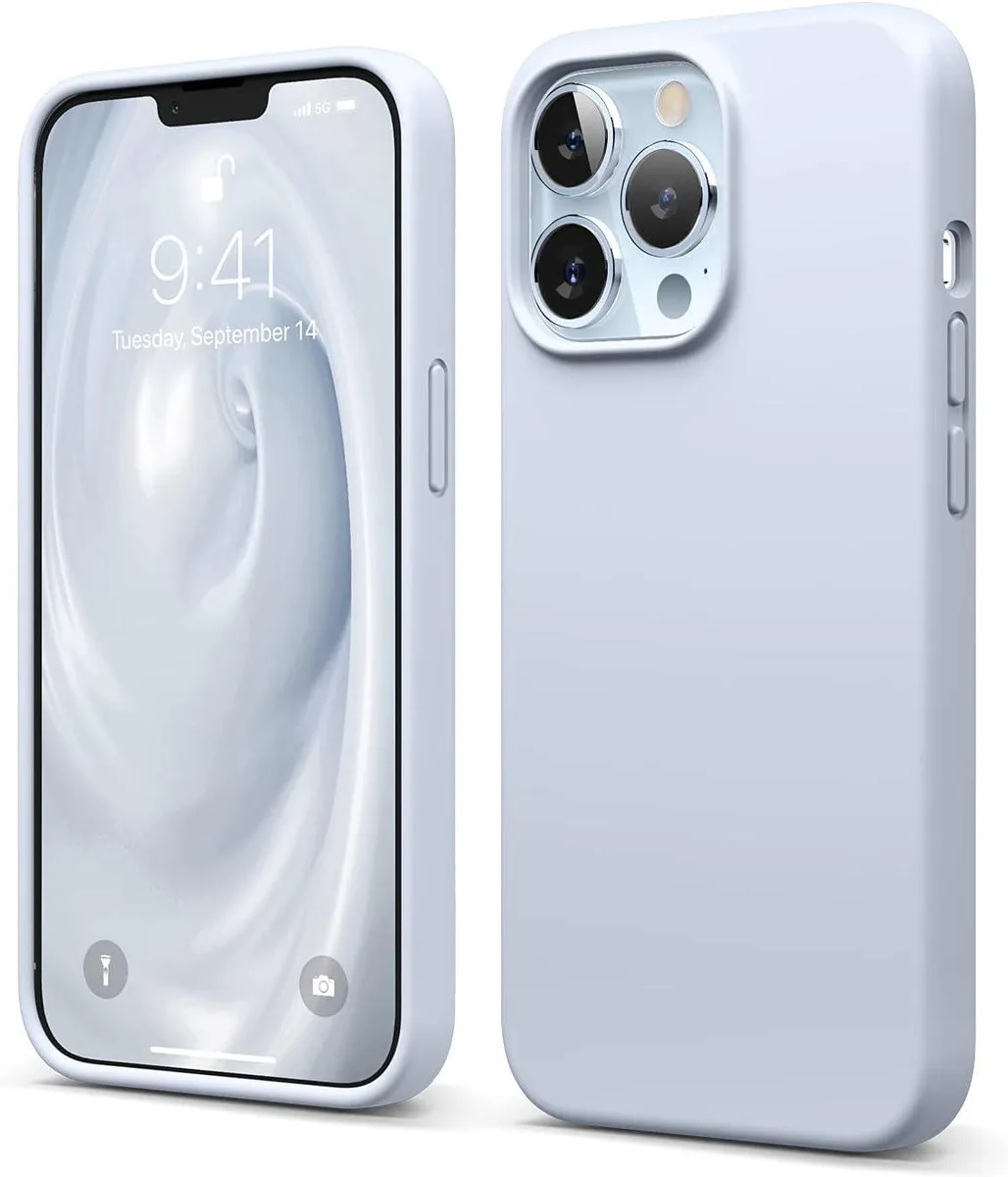 TAURKENAM TAURKENAM Liquid Silicone Case iPhone 13 Pro 6.1" Light Blue — product photo