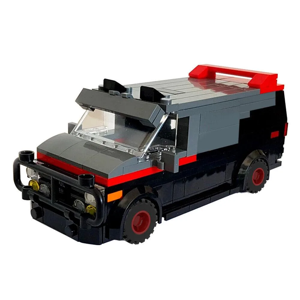 ZITIANYOUBUILD ZITIANYOUBUILD MOC-24285 Van with Red Stripe 221 Pieces — product photo