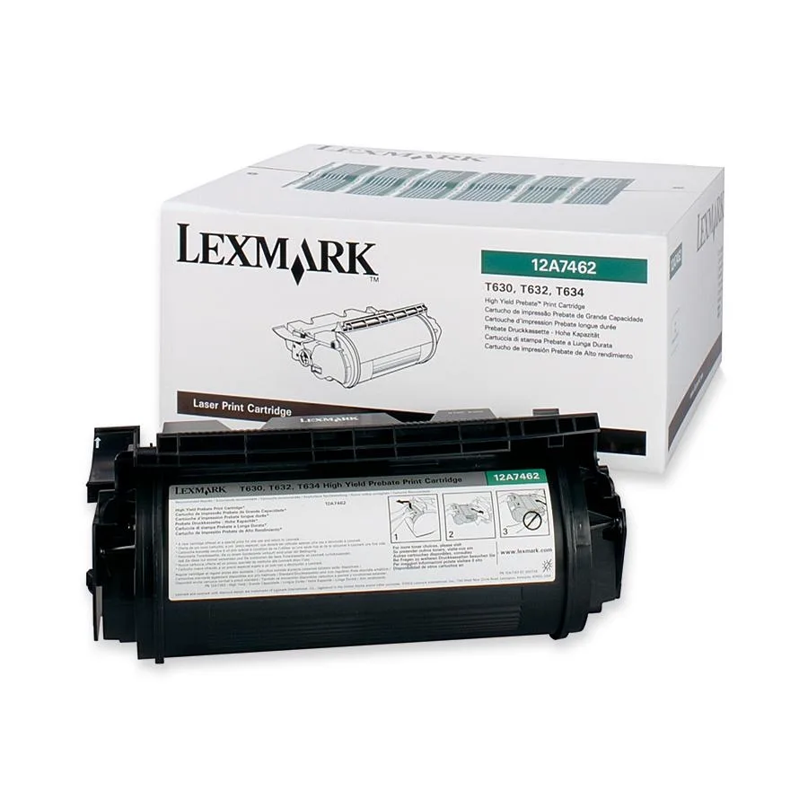 Lexmark Lexmark 12A7462 Black Toner Cartridge 21000 Pages — product photo